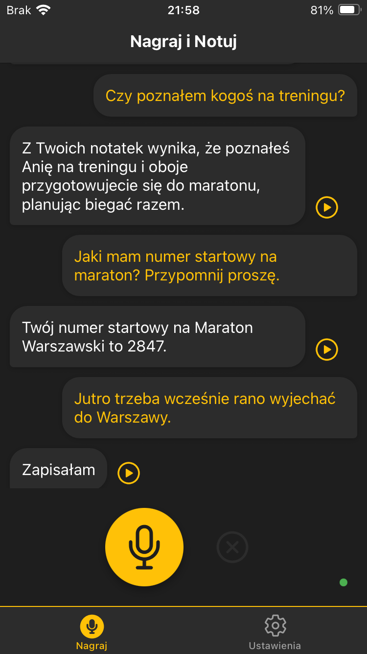 Inteligentne odpowiedzi